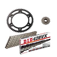 チェーン&前後スプロケット スチール 3点交換セット ZZR1100/ZX-11