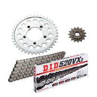 チェーン&前後スプロケット スチール 3点交換セット ZZR1100/ZX-11