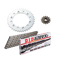 チェーン&前後スプロケット スチール 3点交換セット YZF-R25/YZF-R3/MT