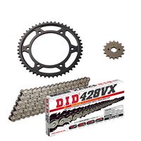 チェーン&前後スプロケット スチール 3点交換セット XLR250 BAJA