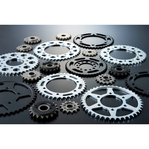 チェーン&前後スプロケット シルバー 3点交換セット ゼファー1100(92