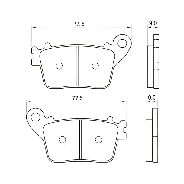 ゴールデンパッドχ ブレーキパッド 97127 - バイク