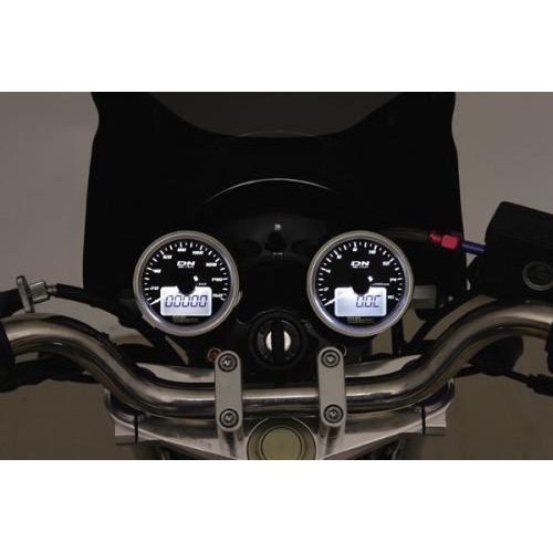 タケガワ LCDメーター エイプ50/100 XR50/100 DNスピード&タコメーター APE50/100 - バイク