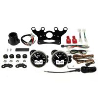 今*ん様 美品 TAKEGAWA タケガワ 武川 社外 DNメーター エイプ50 DNスピード&タコメーターDN/2連 FI-Ape50 - バイク