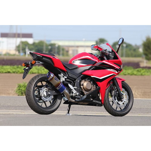 ワイバンリアルスペック16-CBR400R スリップオン Type S RH36-03SD