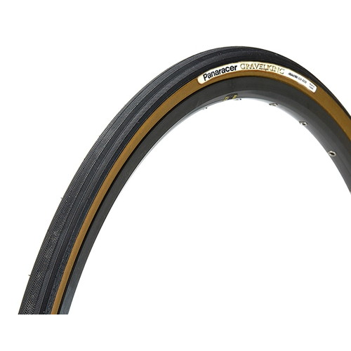 グラベルキング 700×23C W/O ブラック/ブラウン タイヤのみ - 自転車