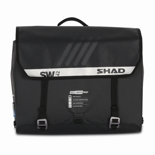SW42 アドベンチャー 防水サイドバッグ 50L ブラック - バイク