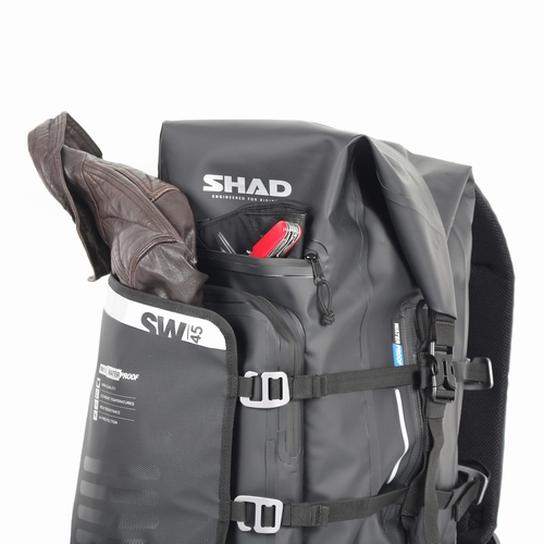 SW45 アドベンチャー 防水バックパック 40L ブラック - バイク