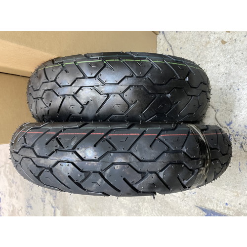 フュージョン(MF02)用 4.00-12&120/90-10 TL フロント/リアセット - バイク