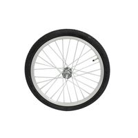 完組】後輪リム 20×1.75 外装用 バンド用 アルミリム(タイヤ・チューブ
