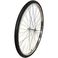完組】後輪リム 26×1 3/8 14T ローラー用 ステンレスリム(タイヤ