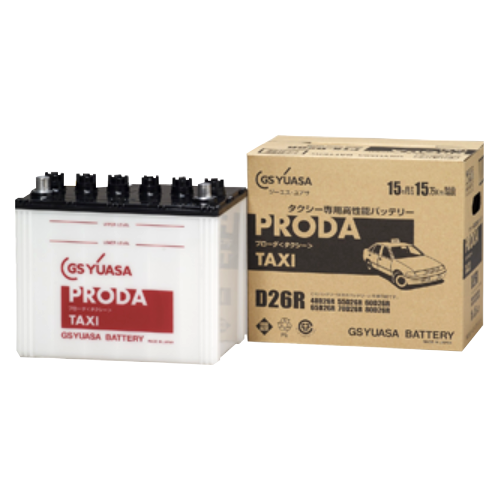 タクシー専用 高性能カーバッテリー PTX-D26 R - 自動車
