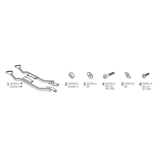 SHAD(シャッド) バイク 収納・BOX フィッティングキット・ステー SHAD(シャッド) バイク 収納・BOX フィッティングキット・ステー