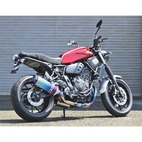 N-EvoII フルエキゾーストマフラー TI/BL XSR700 - バイク