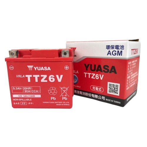TTZ6V(YTZ6V 互換)(液入充電済) - バイク