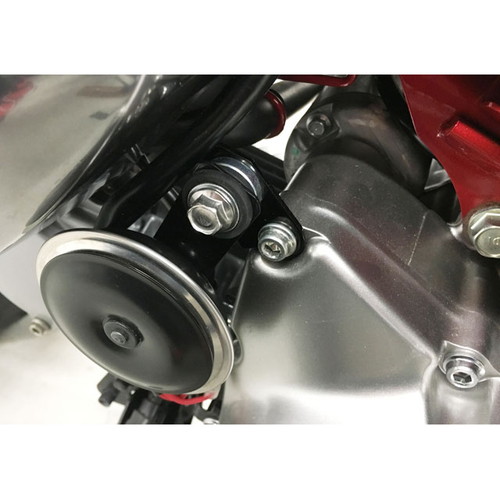 ホーン移動ステーセット(ブラック) - バイク