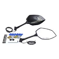 ミラー TECH11 オーバルエッジ ショートアーム ブラック/カーボン 片側