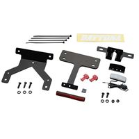 軽量ナンバープレートホルダー リフレクター付き クリアー L - バイク