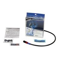 スルーライン リアホースキット ゴールド&ブルー/クリア ZX-7R 96-03 - バイク