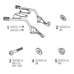 3Pシステムフィッティングキット CB650R/CBR650R(19-20) - バイク