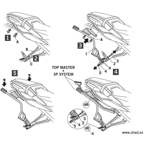 3Pシステムフィッティングキット CB650R/CBR650R(19-20) - バイク
