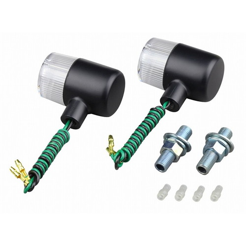 71タイプ ウインカーセット クラシカル シングル球 バルブ無 ブラック