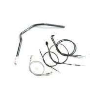 ヨーロピアン3型 ハンドルセット クロームメッキ H304-072C - バイク