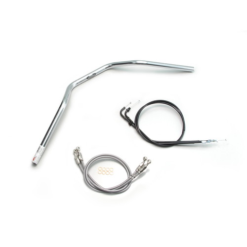 ZII-TYPE ハンドルセット クロームメッキ H004-078C - バイク