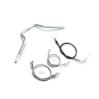 クォーター4型 ハンドルセット クロームメッキ H701-904C - バイク