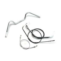 ハリケーン H005-034C トラッカースペシャル ブリッジ付 ハンドルセット クロームメッキ CB750('04-'08 RC42) ハンドル ハンドルキット トラッカースペシャル ブリッジ付 ハンドルセット クロームメッキ H705