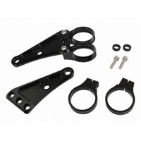 マシンドホリゾン ロングヘッドライトステー 3クランプ 39mm シルバー