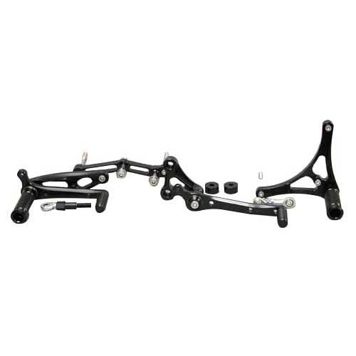 バックステップ/BLK 1P タイプ1 Sportster XLH 5s 91-03 - バイク
