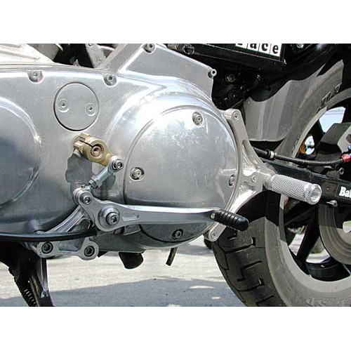 バックステップ/BLK 1P タイプ1 Sportster XLH 5s 91-03 - バイク