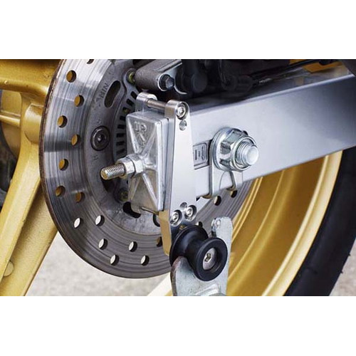 【希少】VTR250用アルミ製レーシングスタンド＆カニフック スイングアーム・スタンドフック VTR250 - バイク