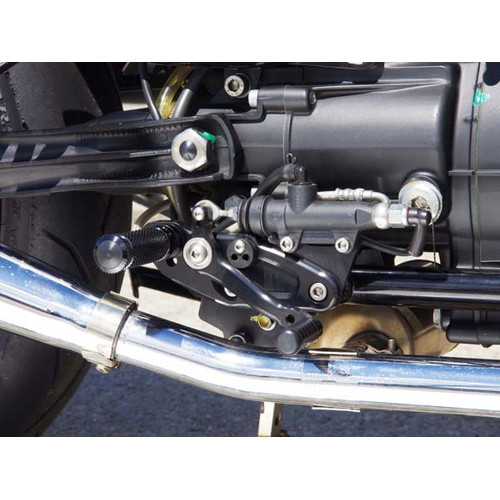 バックステップ/BLK 4P MOTO GUZZI V7 - バイク