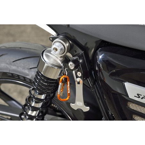 ヘルメットロック ブラック TRIUMPH BONNEVILE/STREET TWIN(16〜) - バイク