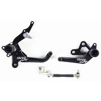 OVER製 バックステップ ブラック モンキー ディスク用 | オーヴァーレーシング(OVER RACING) バックステップ