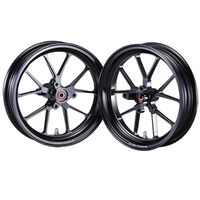 Fホイール GP-SIXブラック 2.50-12 NSF/NSR/XR - バイク