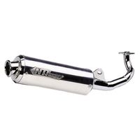 V-SHOCKカラー マフラー クリア/ブラック セピアZZ - バイク