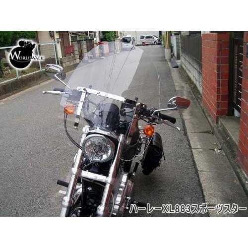 アメリカン ウインドスクリーン ウインドプロテクターL ws-10w - バイク