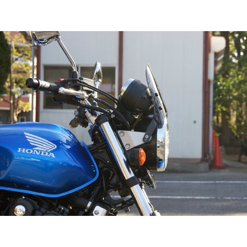 cb400sbNC39 POWERBRONZE ライトスモーク ウィンドシールド 楽天市場