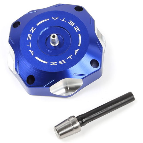 ガスキャップ レーサー用 ブルー YZ/KX/KLX/RMZ - バイク