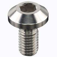 チタンBディスクボルトセット ThinHead φ10-M8×22 5pcs - バイク