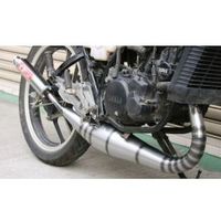 ストレートチャンバー TYPE-1 スチール 250SS・350SS・KH250 - バイク