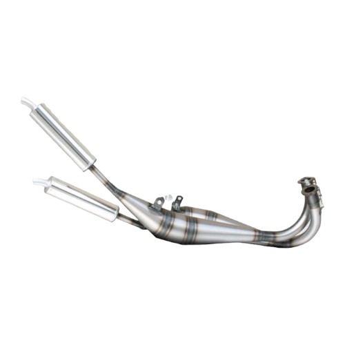 右2本クロスチャンバー TYPE-1 RZ250(RZ350に取付可) - バイク