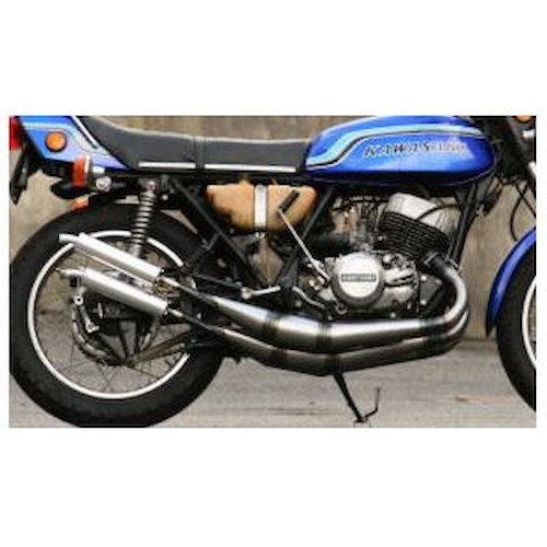 ストレートチャンバー TYPE-1 400SS・KH400 - バイク