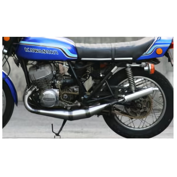 ストレートチャンバー TYPE-1 スチール 250SS・350SS・KH250 - バイク