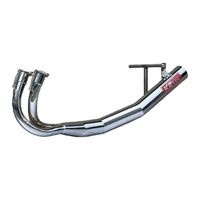 右2本クロスチャンバー TYPE-1 RZ250(RZ350に取付可) - バイク
