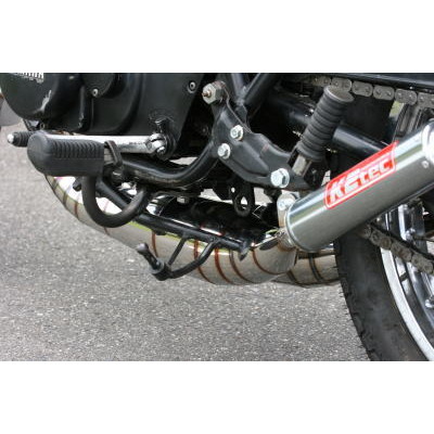 鏡面ステンレスチャンバー タイプ2 RD400/RD250 - バイク