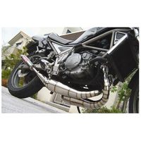 今がChance!!ホンダCR250R 純正チャンバー2000式用 鏡面ステンレスクロスチャンバー TYPE-2 R1-Z - バイク